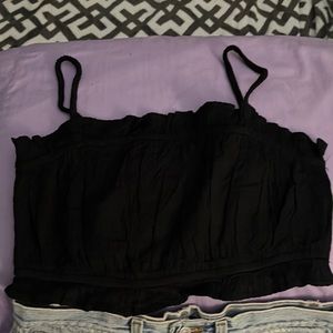 And now this size small black halter top perfect for hot weather